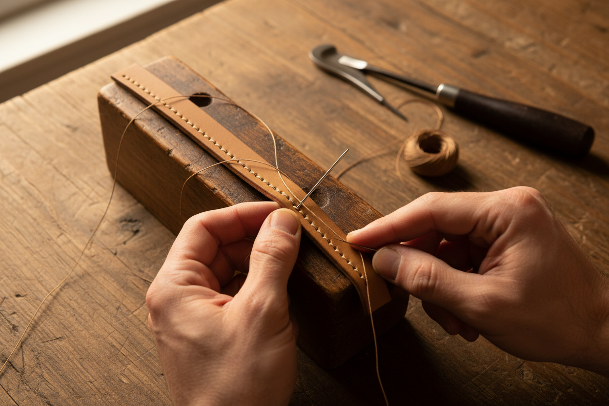The Art of Saddle Stitching: Crafting Leather Goods with Love