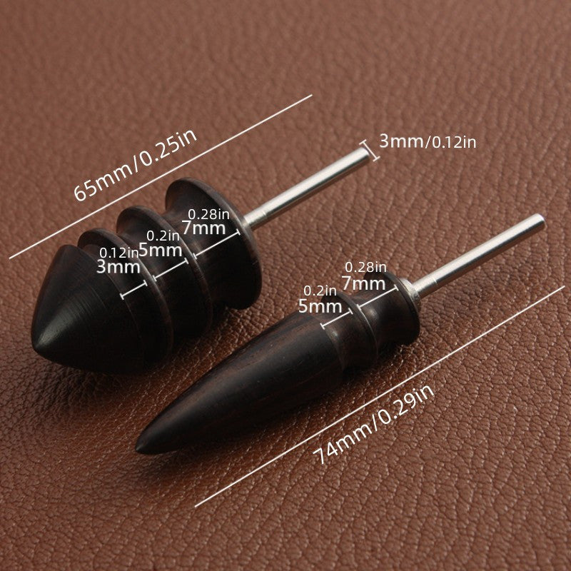 1 Leather Edge Electric Polisher | Flat Head/Pointed Head Sandpot For Wood And Leather Craft, Woodworking Polisher, Leather Polishing, Wood Veneer, Precision Tools, Compact Design, Durable Structure, High-Quality Polisher