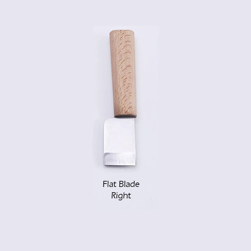 WUTA Professional Leather Craft Cutter DIY Cutting Sharping Thinning Skiving Tool High Speed Steel Blade Right/Left Handed
