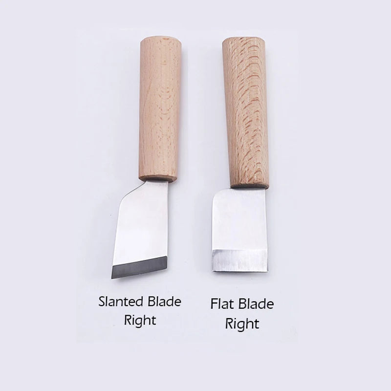 WUTA Professional Leather Craft Cutter DIY Cutting Sharping Thinning Skiving Tool High Speed Steel Blade Right/Left Handed