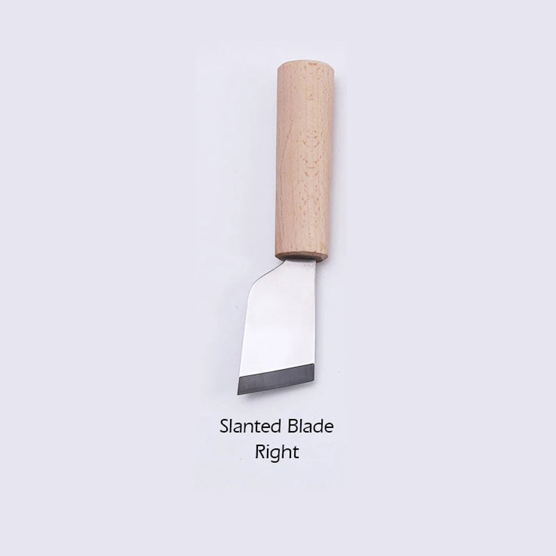 WUTA Professional Leather Craft Cutter DIY Cutting Sharping Thinning Skiving Tool High Speed Steel Blade Right/Left Handed