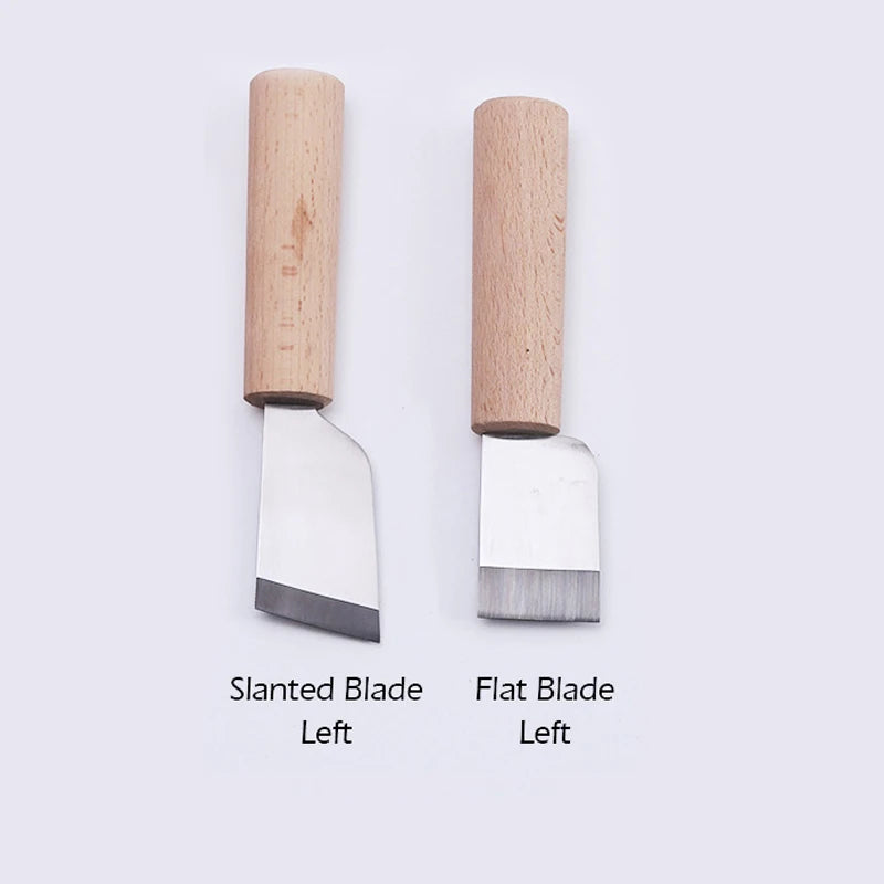 WUTA Professional Leather Craft Cutter DIY Cutting Sharping Thinning Skiving Tool High Speed Steel Blade Right/Left Handed