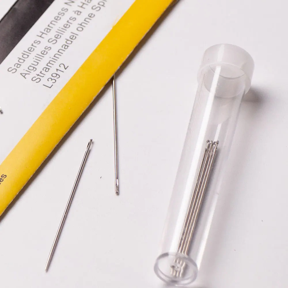 Junetree John James Saddlers Harness Needle Round point  JJ needle work good quality Assorted Hand Sewing Needle leatherCraft