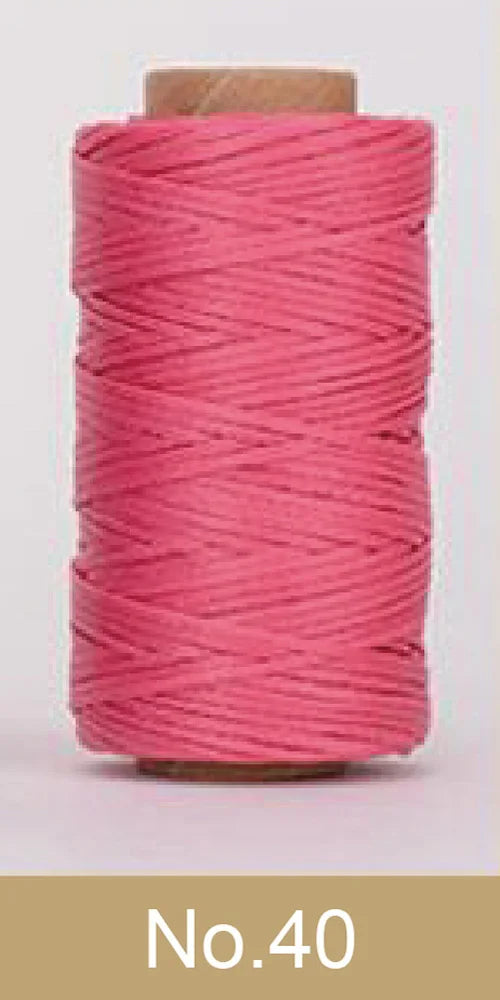 Waxed Thread For Leather 50m 0.8mm Black Off White Red Green Pink Brown Grey Purple Orange Blue Apricot