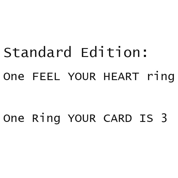 Feel Your Heart by Hyde Ren Rings Magic Tricks Professional Magician Appearing/Vanising Mentalism Props