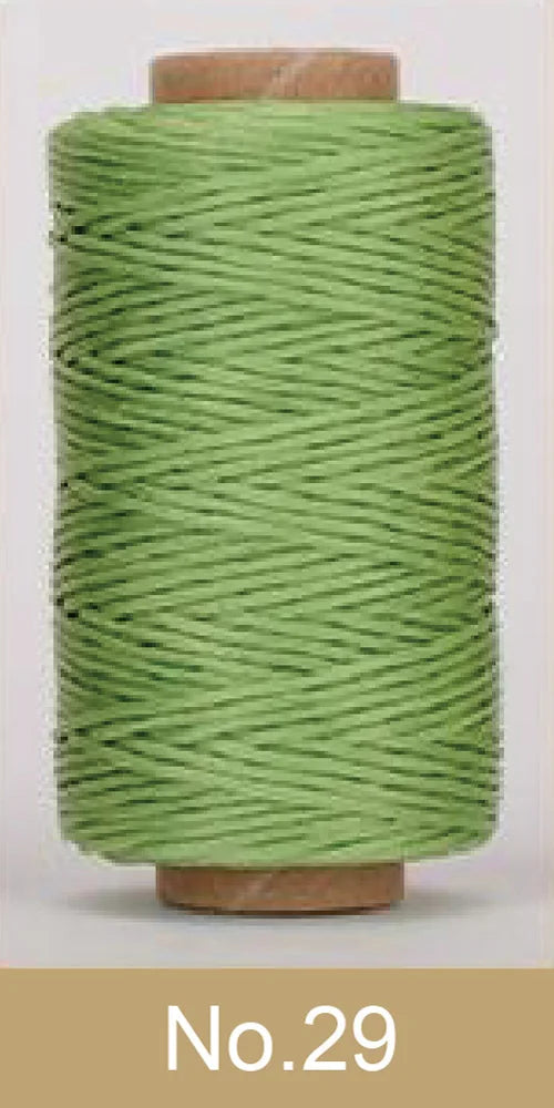 Waxed Thread For Leather 50m 0.8mm Black Off White Red Green Pink Brown Grey Purple Orange Blue Apricot