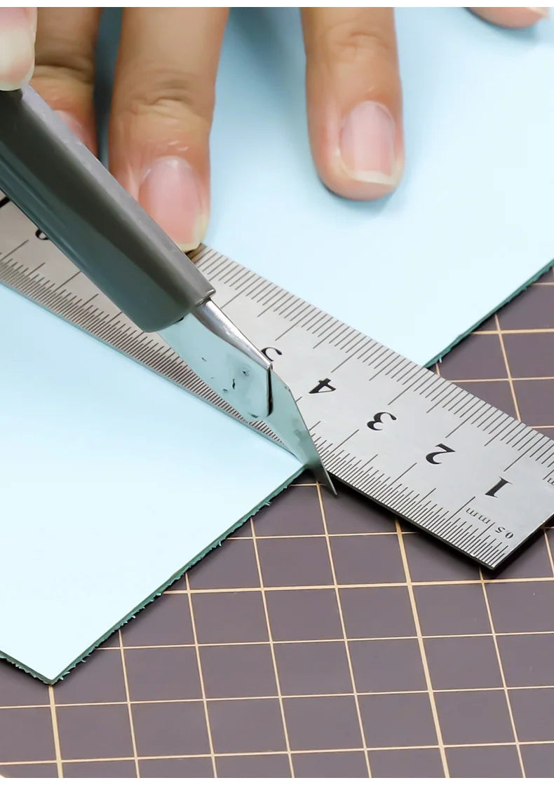 WUTA New Fabric Cutting Mat, Leather Cutting Board A1 A2 A3 A4 A5 Professional Self Healing Quality Double-Sided  Craft Tool Set