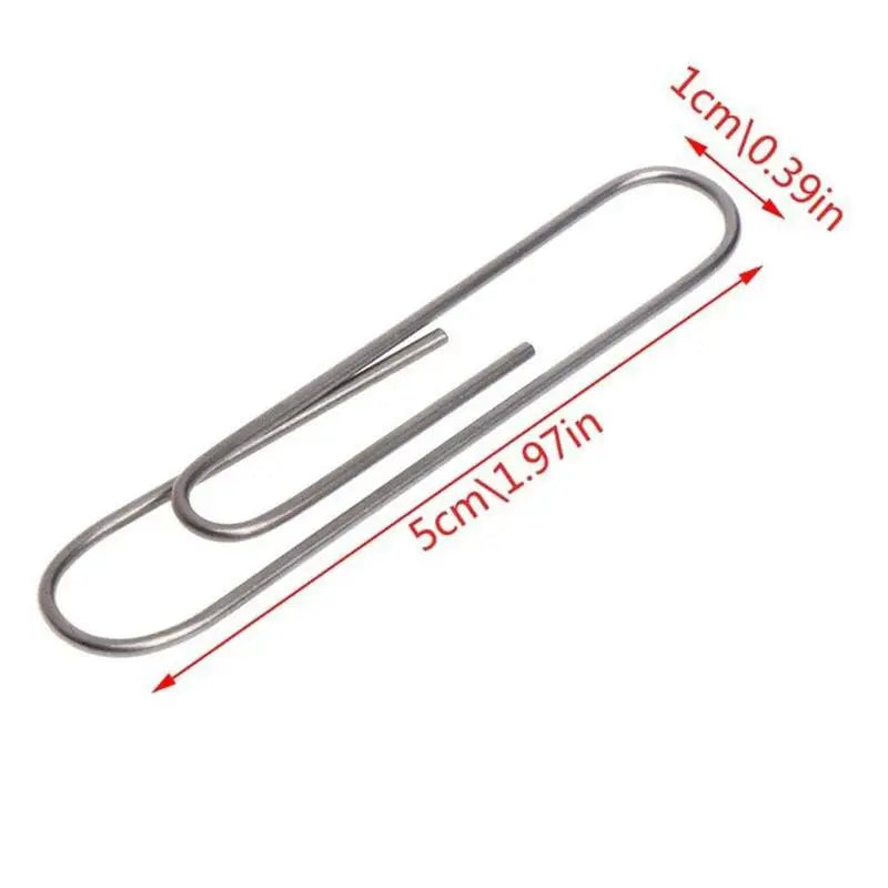 Nitinol Paper Clip Illusion Self Bending Wire Mentalism Metal Paper Clip Prop Memory Change Stage Street Trick Toys