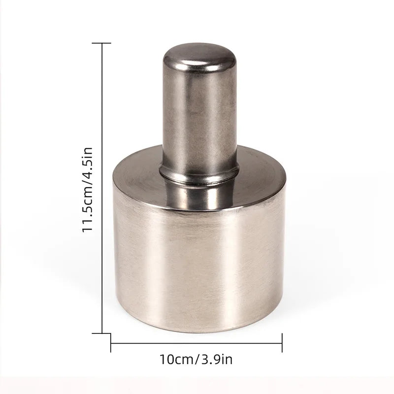 WUTA 200ml Stainless Steel+Brass Alcohol Burner Biology Chemistry Dental Lab Lamp With Wick Leather Craft Work Heating Tool Safe