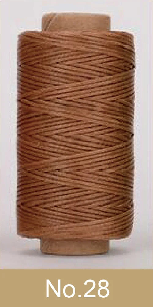 Waxed Thread For Leather 50m 0.8mm Black Off White Red Green Pink Brown Grey Purple Orange Blue Apricot