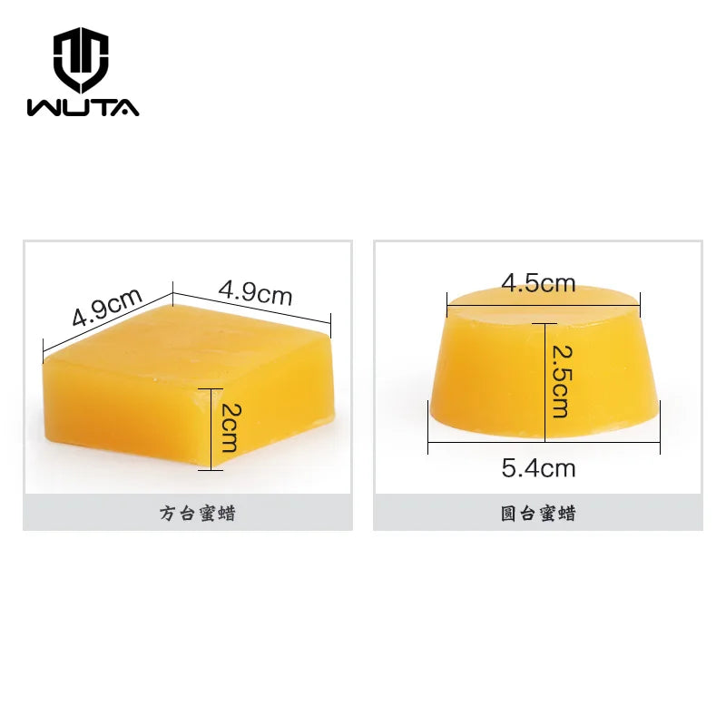 WUTA 1PC 100% Natural Beeswax Pure Wax Smooth Thread Waxing Line Leather Craft  Polishing Tool DIY Sewing Furniture Maintenance