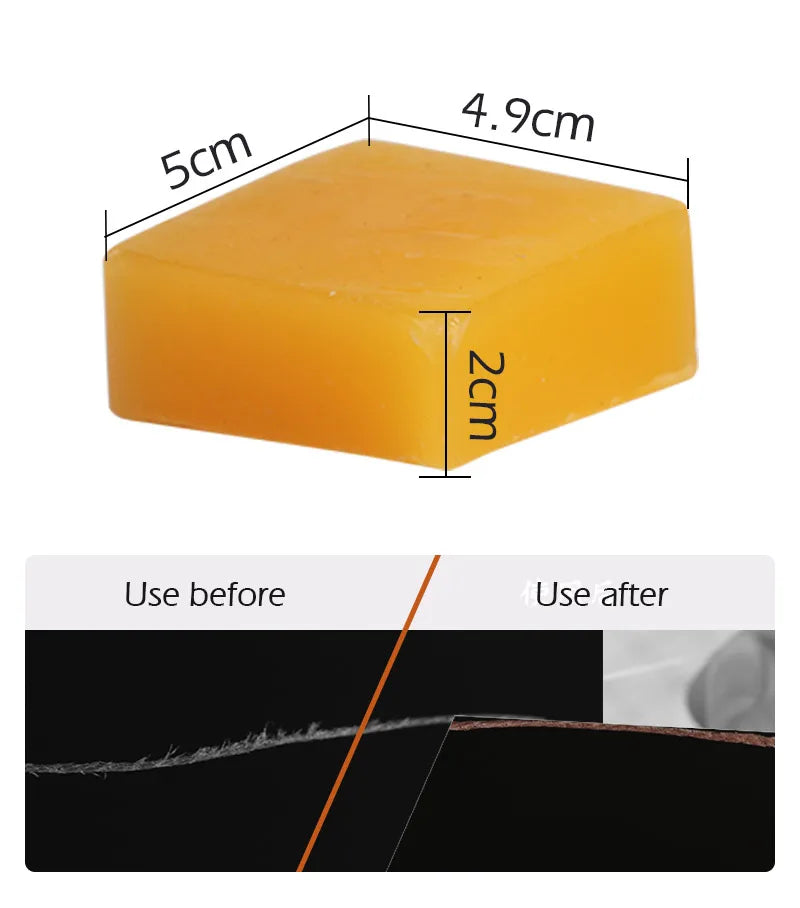 WUTA 1PC 100% Natural Beeswax Pure Wax Smooth Thread Waxing Line Leather Craft  Polishing Tool DIY Sewing Furniture Maintenance