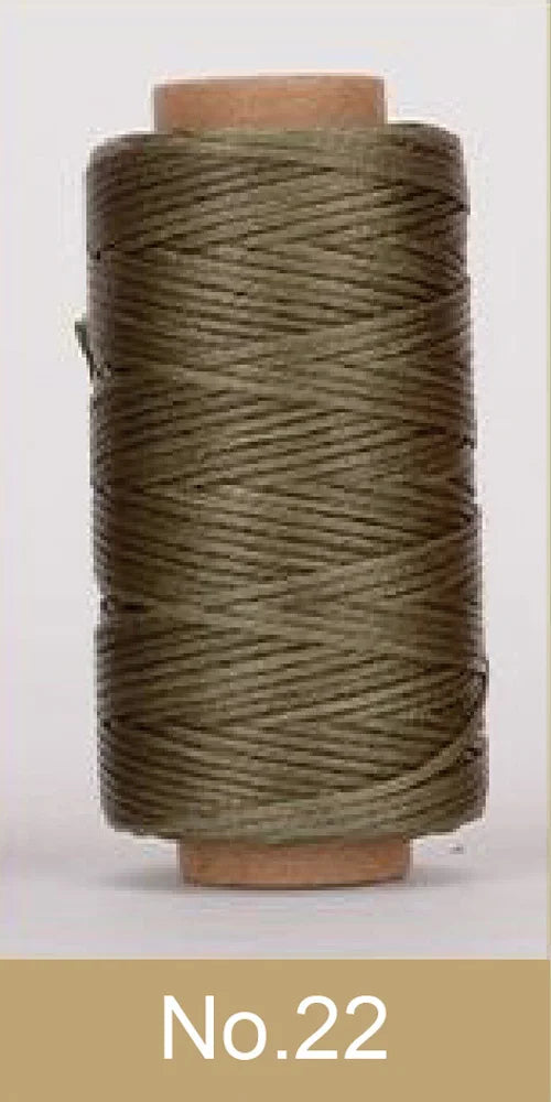 Waxed Thread For Leather 50m 0.8mm Black Off White Red Green Pink Brown Grey Purple Orange Blue Apricot