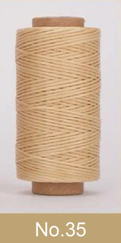Waxed Thread For Leather 50m 0.8mm Black Off White Red Green Pink Brown Grey Purple Orange Blue Apricot