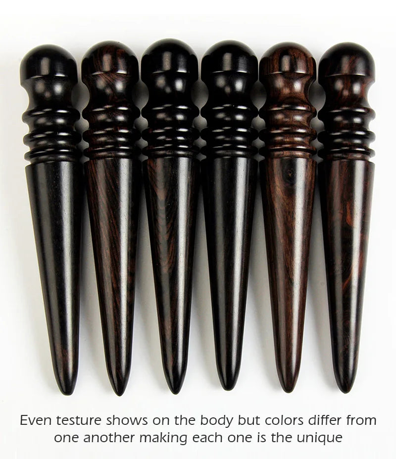 WUTA High Density Ebony Black Wood Leather Edge Burnisher Slicker Leather Craft Tool Polished Grinding Tool-3 Type Available