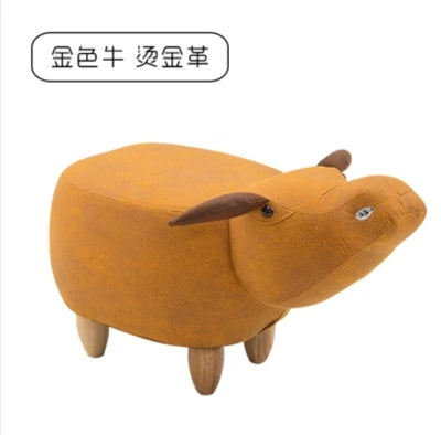Creative Shoes Bench Storage Solid Wood Feet Stool, Animal Shape Sofa Bench, Fashion