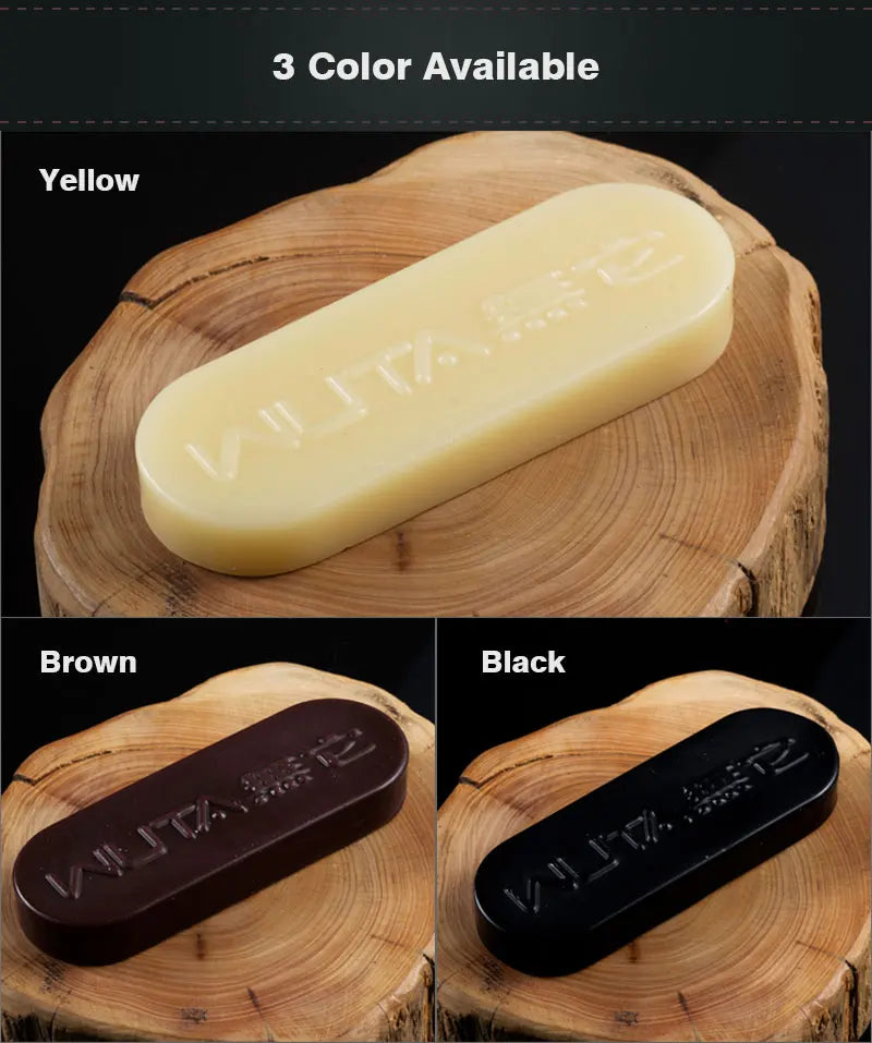 WUTA 1pcs Professinal Leather Craft Edge Polishing Wax Firm Mill Edge Wax DIY Handmade Processing Grinding Tool 3Color Available