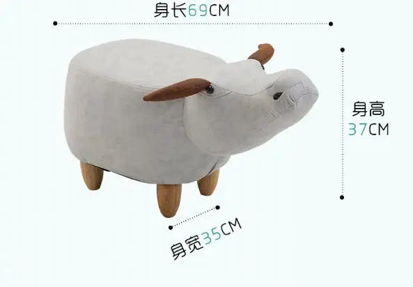 Creative Shoes Bench Storage Solid Wood Feet Stool, Animal Shape Sofa Bench, Fashion
