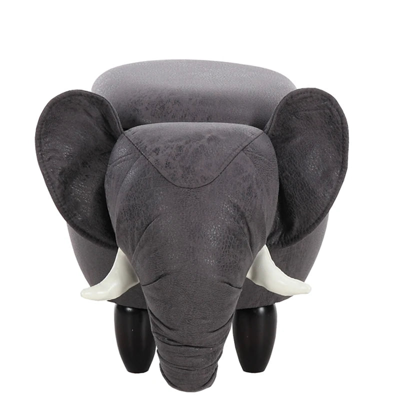 Creative Shoes Bench Storage Solid Wood Feet Stool, Animal Shape Sofa Bench, Fashion