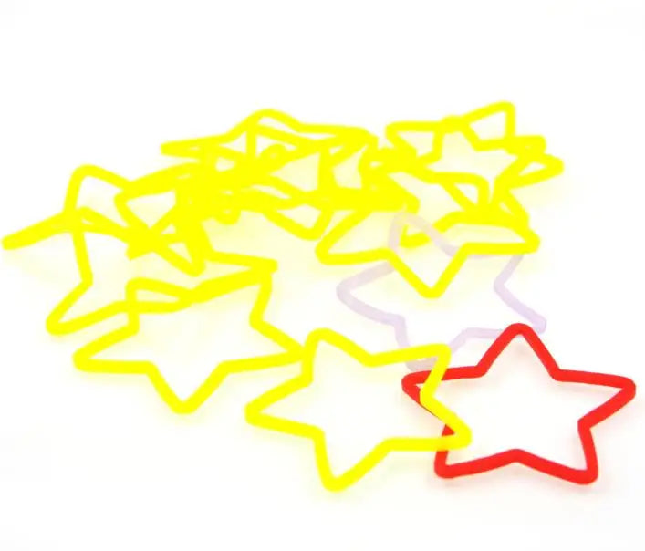 high quality 100 Pcs Rubber Band Shapes (star) - Magic Trick,close up magic,stage,Illusions,Fun,magic show
