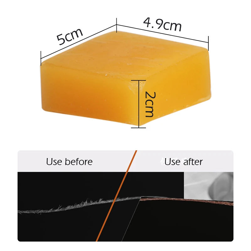 WUTA 1PC 100% Natural Beeswax Pure Wax Smooth Thread Waxing Line Leather Craft  Polishing Tool DIY Sewing Furniture Maintenance