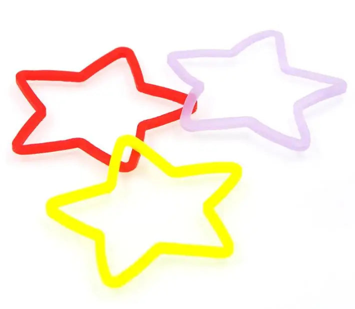 high quality 100 Pcs Rubber Band Shapes (star) - Magic Trick,close up magic,stage,Illusions,Fun,magic show