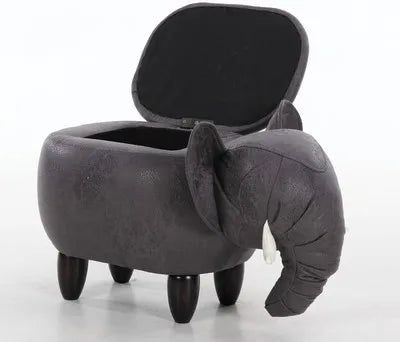 Creative Shoes Bench Storage Solid Wood Feet Stool, Animal Shape Sofa Bench, Fashion