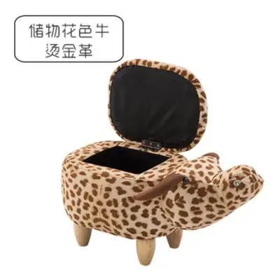 Creative Shoes Bench Storage Solid Wood Feet Stool, Animal Shape Sofa Bench, Fashion