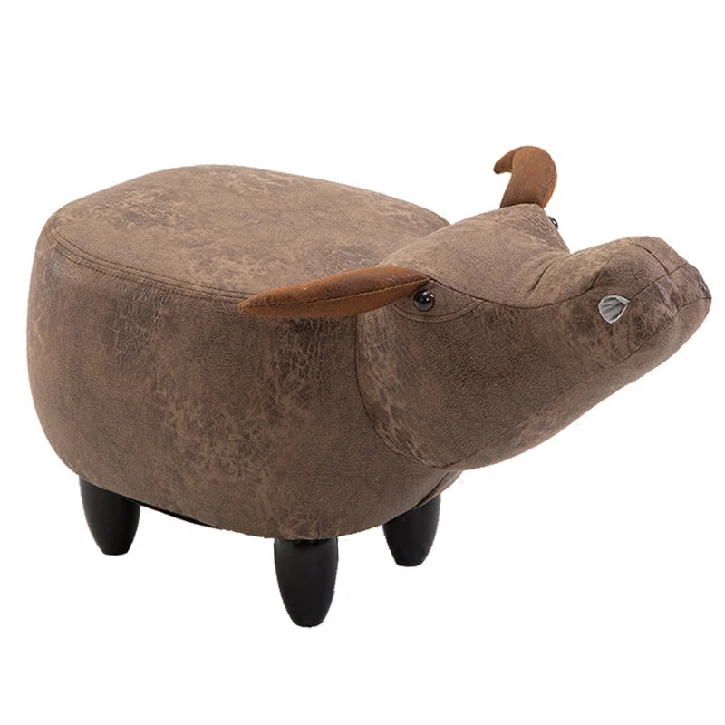 Creative Shoes Bench Storage Solid Wood Feet Stool, Animal Shape Sofa Bench, Fashion