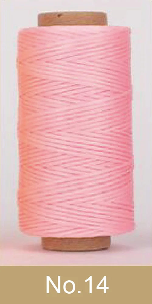 Waxed Thread For Leather 50m 0.8mm Black Off White Red Green Pink Brown Grey Purple Orange Blue Apricot