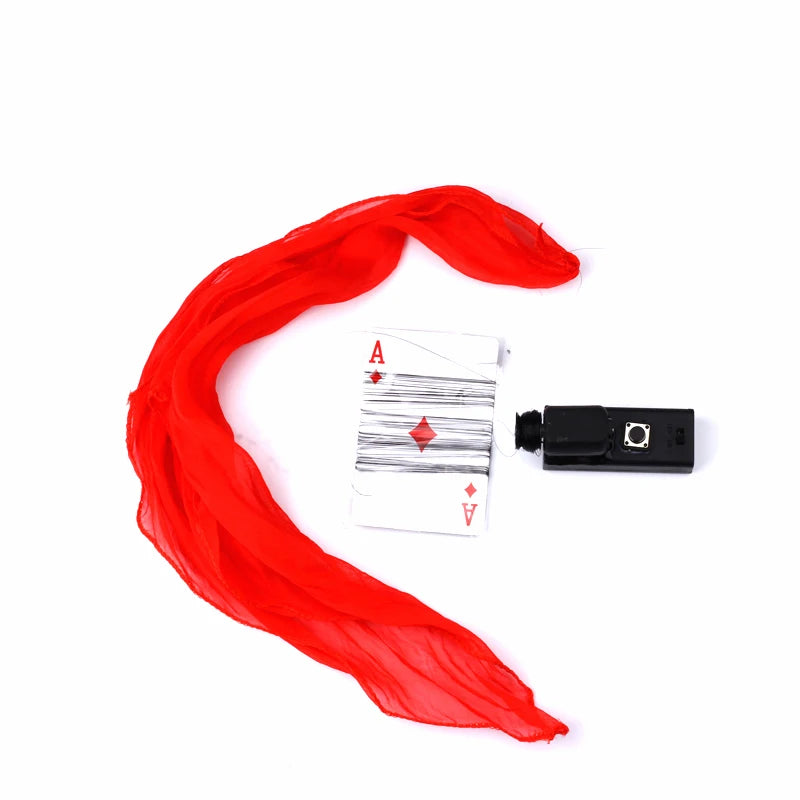 Flying Silk - Stage Magic Tricks Magic Electronical Device For Silk Magician Props Close Up Magic Illusion Accessory Gimmick