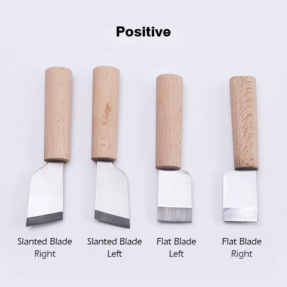 WUTA Professional Leather Craft Cutter DIY Cutting Sharping Thinning Skiving Tool High Speed Steel Blade Right/Left Handed