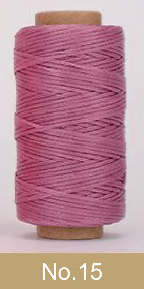 Waxed Thread For Leather 50m 0.8mm Black Off White Red Green Pink Brown Grey Purple Orange Blue Apricot
