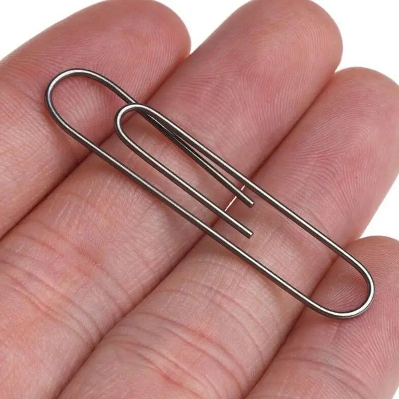 Nitinol Paper Clip Illusion Self Bending Wire Mentalism Metal Paper Clip Prop Memory Change Stage Street Trick Toys