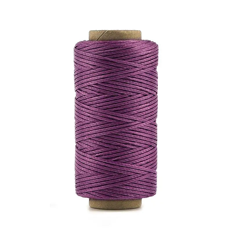 0.8mm 150D Thickness Leather Waxed Thread For Hand Stitching Leather Cord DIY Bracelet Jewelry Making 50 Meters Round Waxed Line