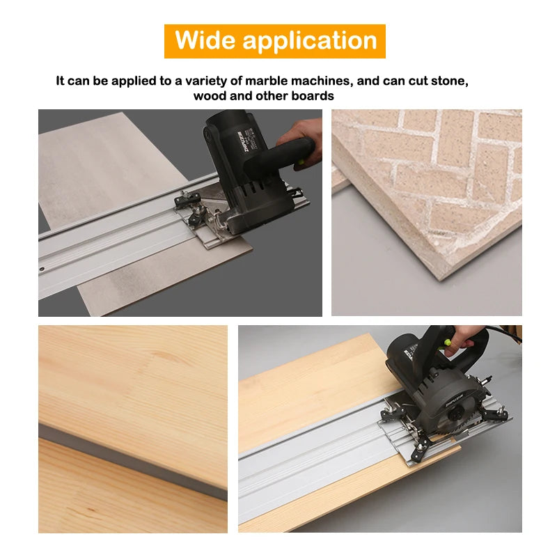 Woodworking Circular Saw Guide Rail Marble Machine Guide Ruler Universal Linear Auxiliary Cutting DIY Woodworking Stone