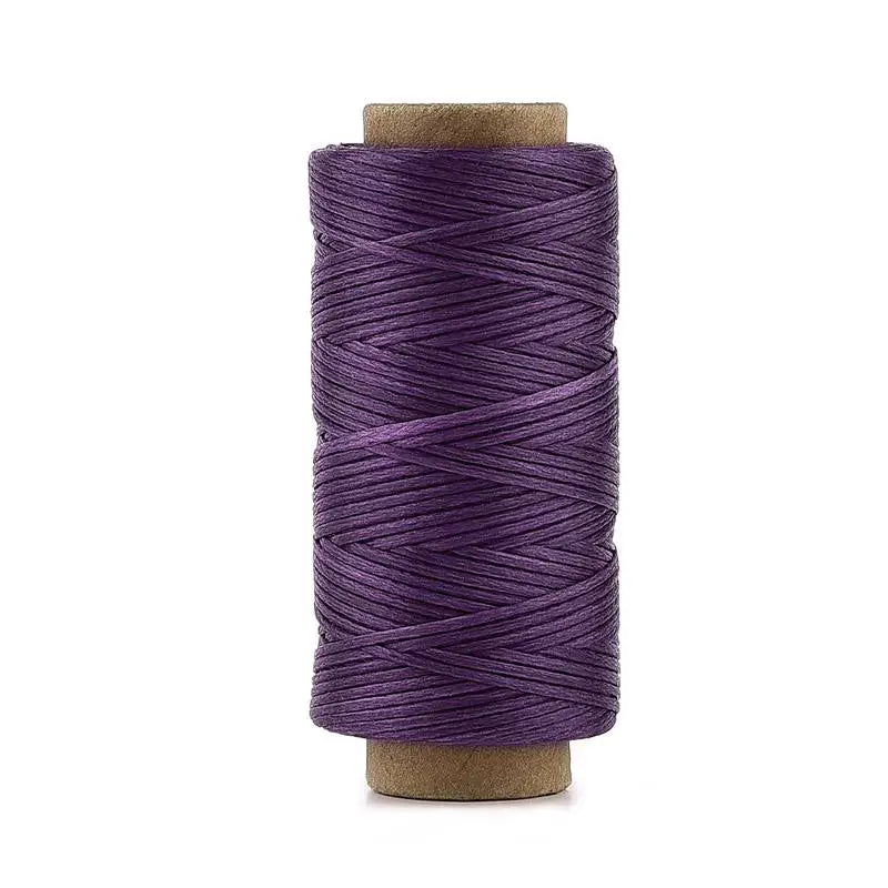 0.8mm 150D Thickness Leather Waxed Thread For Hand Stitching Leather Cord DIY Bracelet Jewelry Making 50 Meters Round Waxed Line