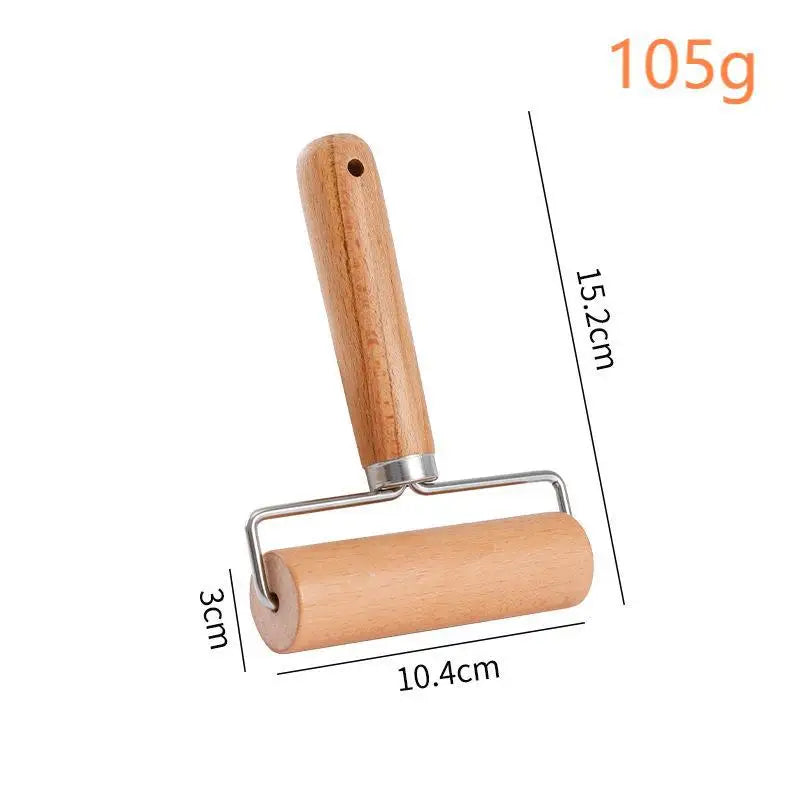 Wooden Rolling Pins For Baking, Pizza Dough Roller, Not Easy To Crack, Non-Stick Wood Pastry Roller, Essential Kitchen Utensils