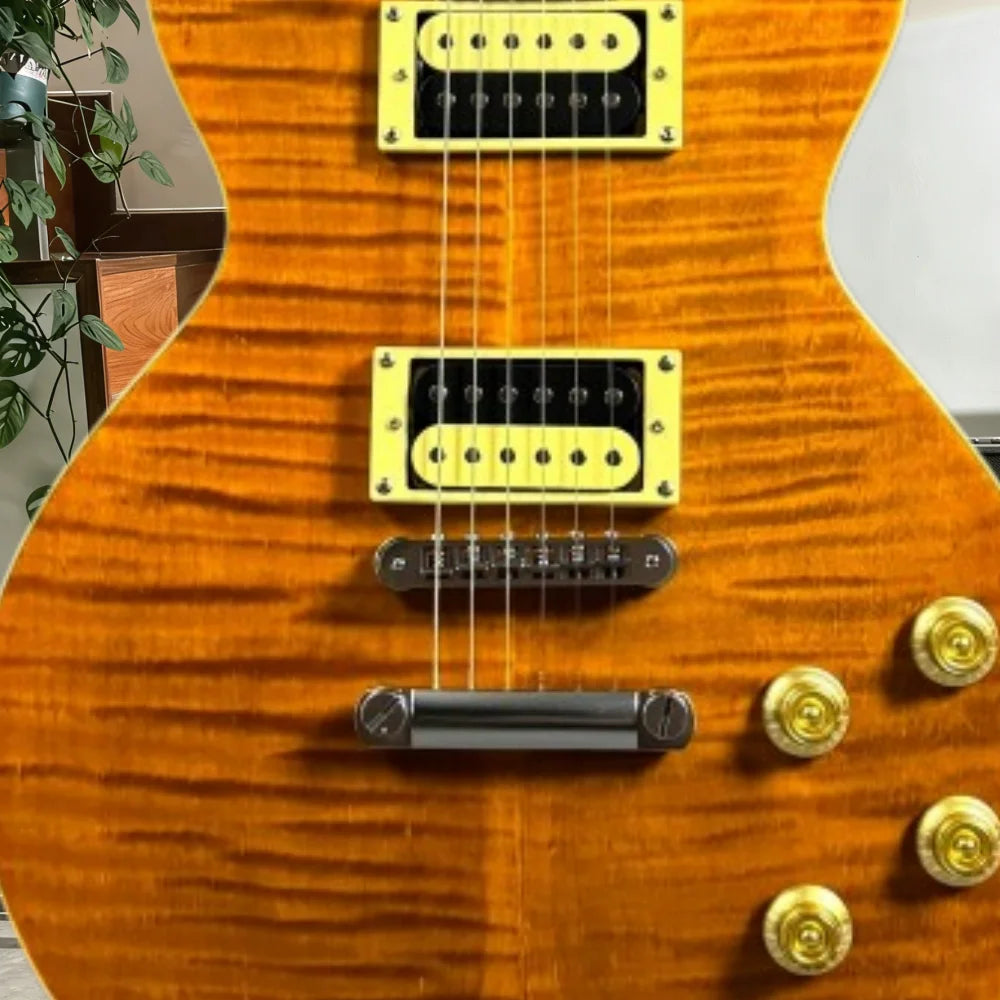 40 Inch LPG00P Brown Electric Guitar Rosewood Neck Mahogany Body 22 Tone HH Fixed bridge Fixed Bridge Rock Music Free Shipping