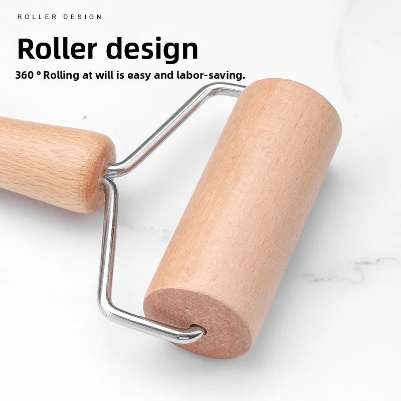 Wooden Rolling Pins For Baking, Pizza Dough Roller, Not Easy To Crack, Non-Stick Wood Pastry Roller, Essential Kitchen Utensils