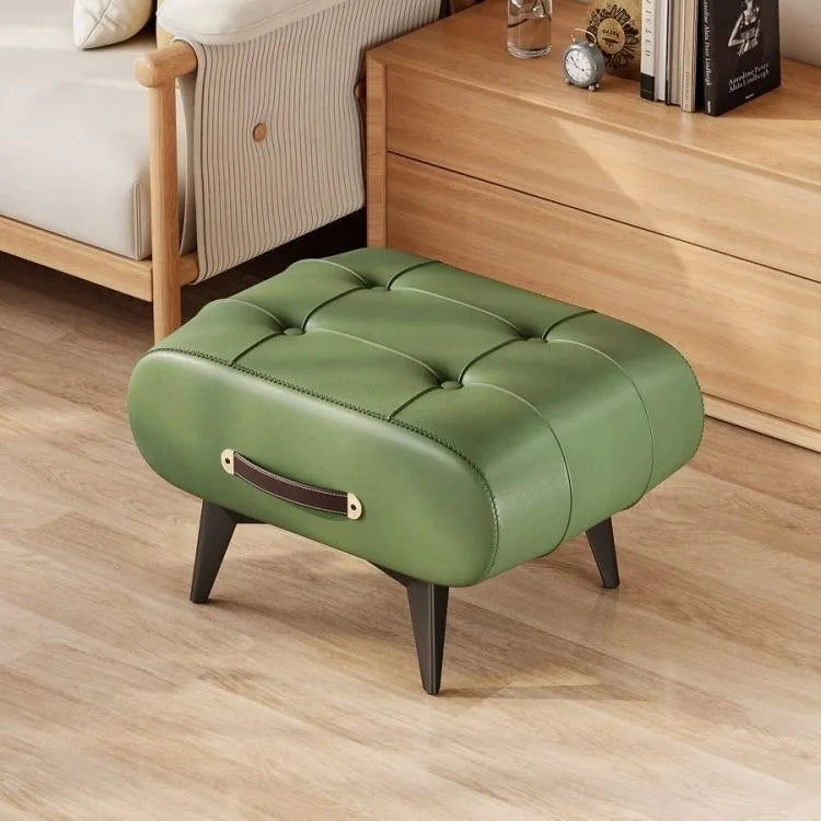 Home doorstep stool, luxurious coffee table, low stool, sofa, living room, simple soft seat for entry