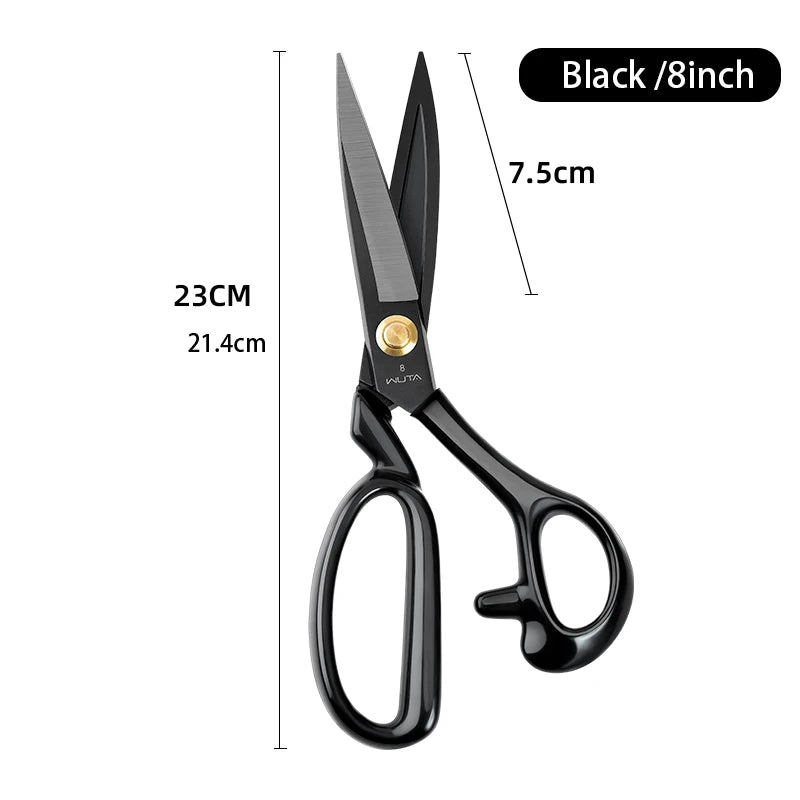 WUTA Professional Scissors Extreme Sharpness Cutting Leather Fabric Heavy Duty Metal Scissors Sewing Shears Craft Tools