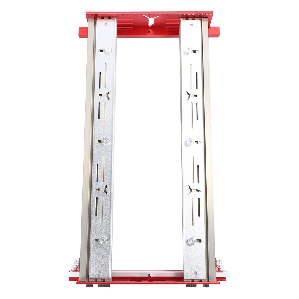 Woodworking Router Sliding Plate Aluminum Alloy Router Milling Groove Bracket for Flatten and Finish Plywood