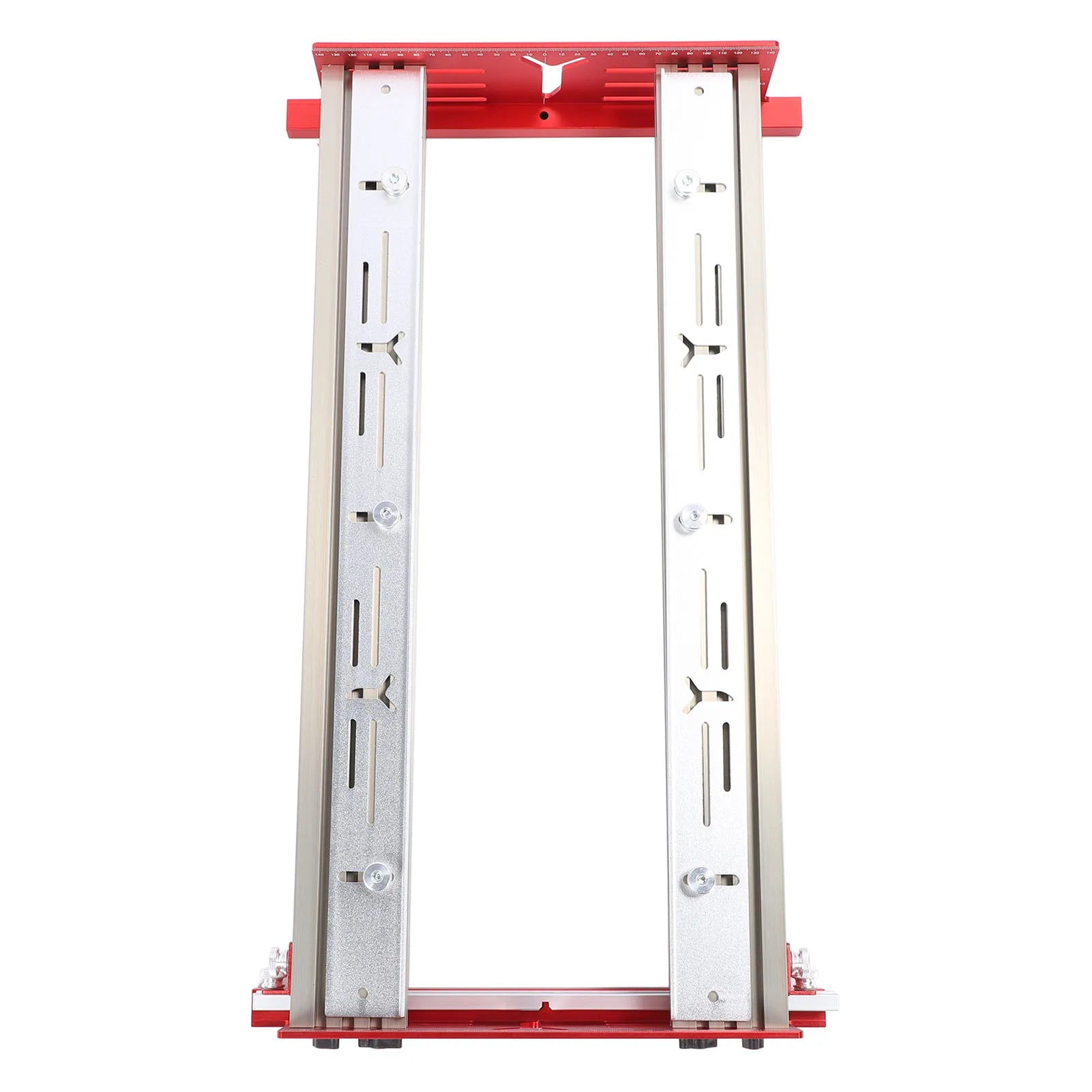 Woodworking Router Sliding Plate Aluminum Alloy Router Milling Groove Bracket for Flatten and Finish Plywood