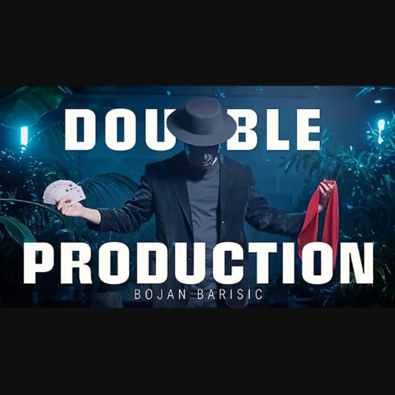 Double Production By Bojan Barisic Magic Tricks Close-Up Street Magic Illusion Gimmick Mentalism Props for Magicians Stage Magia