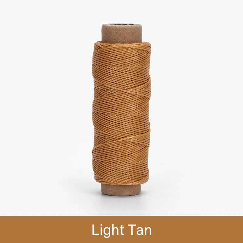WUTA Leather Waxed Thread Round Polyester Sewing Threads Leather Craft Hand Stitching Line DIY Bracelet Thread Repair Work Cord