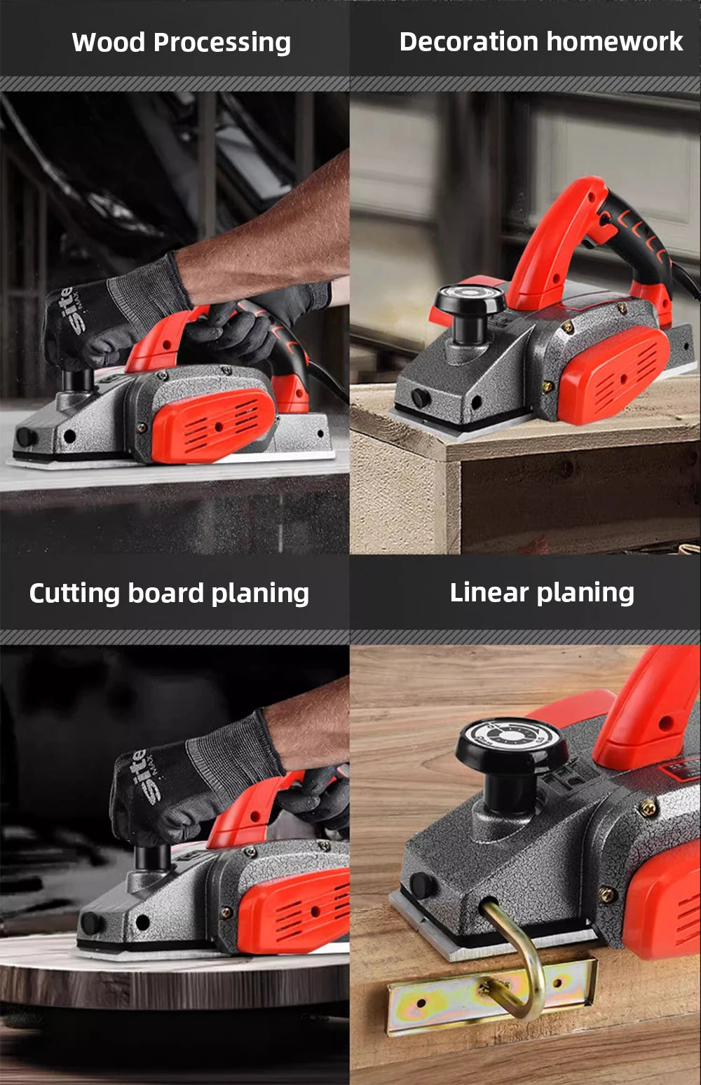 220V Woodworking Electric Planer High Power Electric Router trimmer Wood Milling Engraving Slotting Woodworking Power Tools