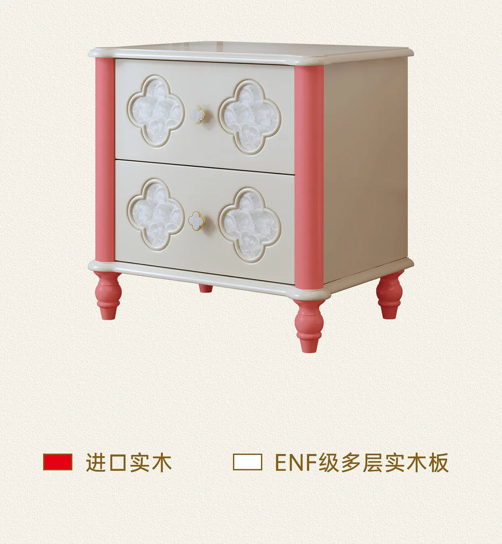 Decor Aesthetic Bedside Table Modern Wood Nightstands Cabinet Storage Nordic Design Comfortable Bedroom Room Furniture Home