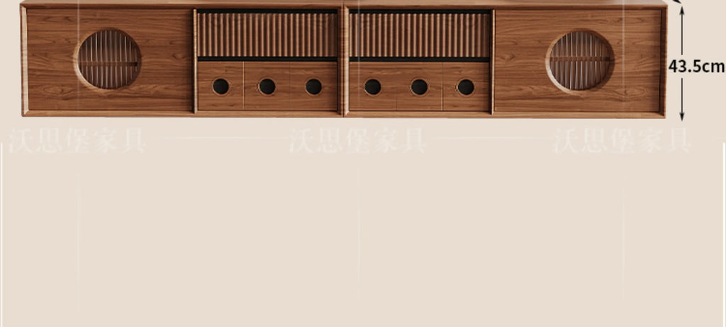 Luxury Wooden Storage Cabinet Tall Modern Design Drawers Display Cabinet Retro Aesthetic Mobili Soggiorno Living Room Furniture