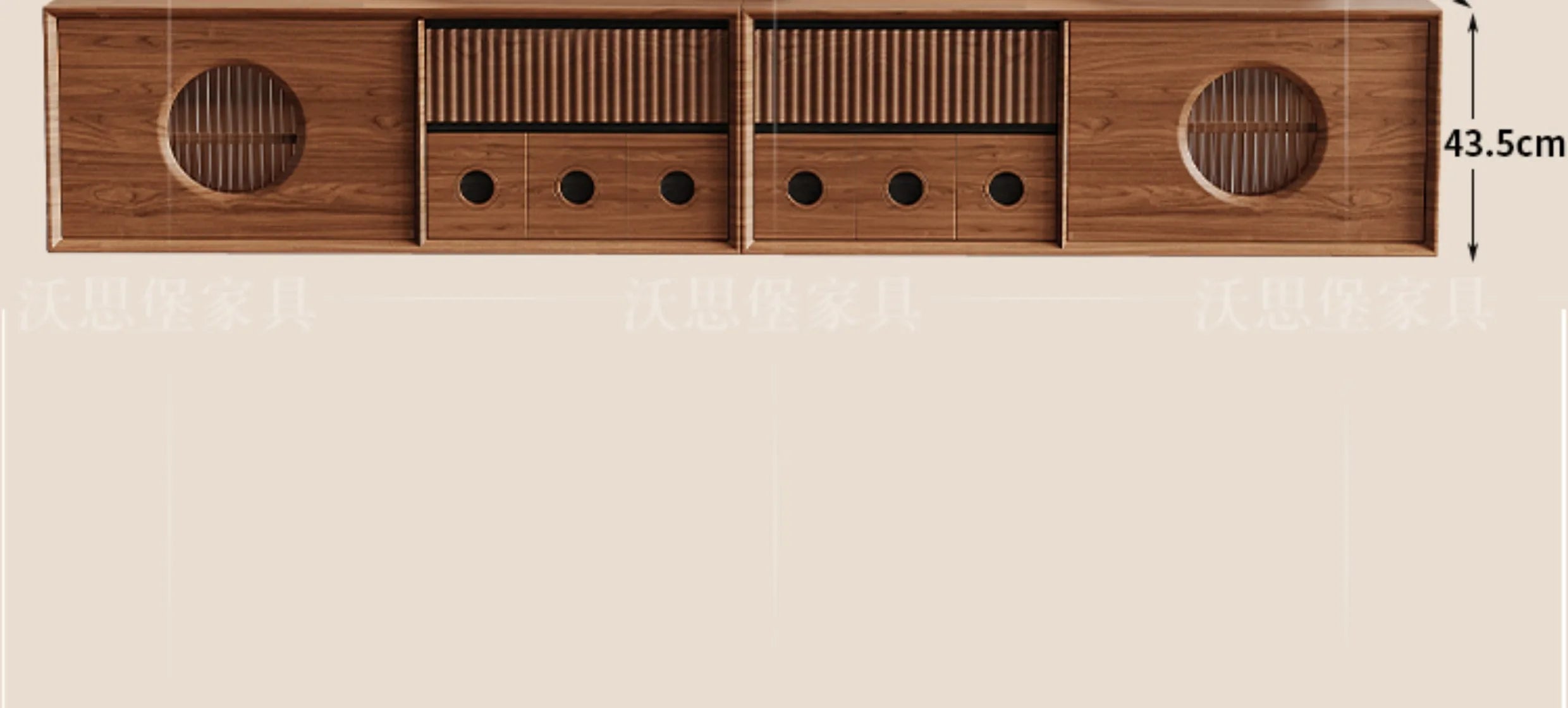 Luxury Wooden Storage Cabinet Tall Modern Design Drawers Display Cabinet Retro Aesthetic Mobili Soggiorno Living Room Furniture
